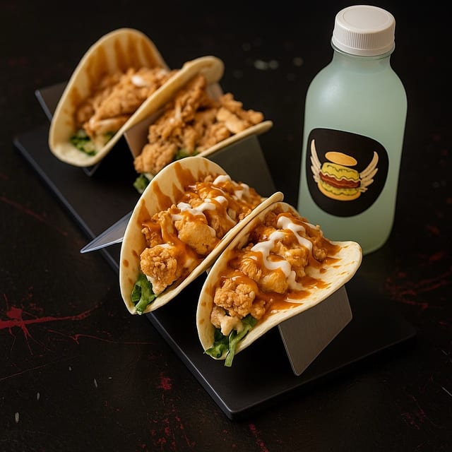 Dynamite Shrimp Tacos.