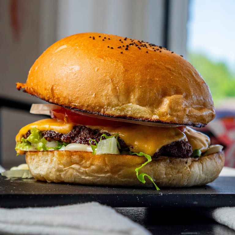Indulge in Our Classic Cheeseburger