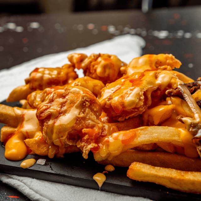 Dynamite Shrimp Loaded Fries.